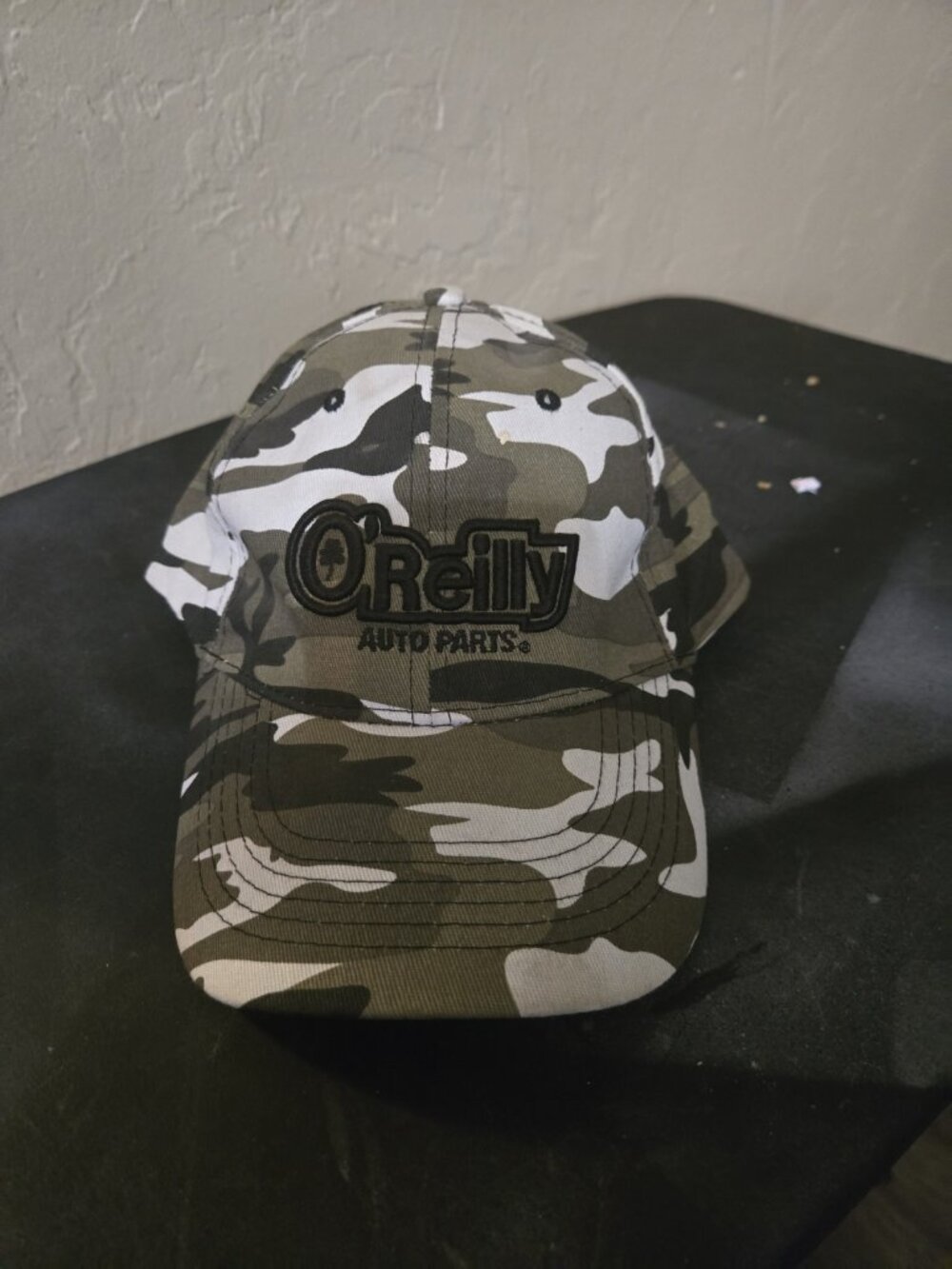 O’Reilly Auto Parts Camo Strapback  Embroidered Logo Camouflage Cap